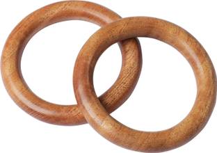 TINIGREEN Neem Wood Teethers for Baby Set of 2 | for 3 Months Baby | Two Rings Teether