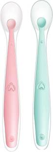 XIIAA Soft Silicone Tip Spoons Teether and Feeder