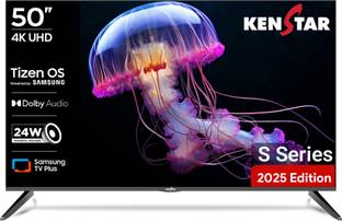 Kenstar 127 cm (50 inch) Ultra HD (4K) LED Smart Tizen TV 2025 Edition with Metal Frameless Design | 24W Dolby Audio | Samsung TV Plus (100+ Free Channels) | Voice enabled Smart Remote