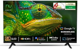 NU 43 cm (109.2 inch) QLED Ultra HD (4K) Smart Google TV 2025 Edition with Mount