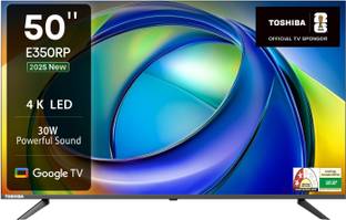 TOSHIBA 126 cm (50 inch) Ultra HD (4K) LED Smart Google TV with Dolby Atmos, 30W Powerful Sound, HDR 1...