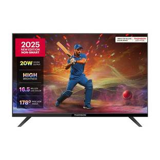 Thomson 60 cm (24 inch) HD Ready LED TV with 20W Sound Output | 2 Speakers | Wide View Angle| Vivid Co...
