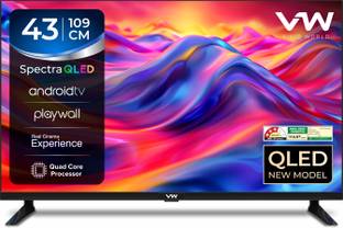 VW 109 cm (43 inch) QLED Full HD Smart Android TV