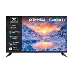 Sansui 80 cm (32 inch) HD Ready LED Smart Coolita TV 2026 Edition with Dolby Audio |Surround Sound |A+...