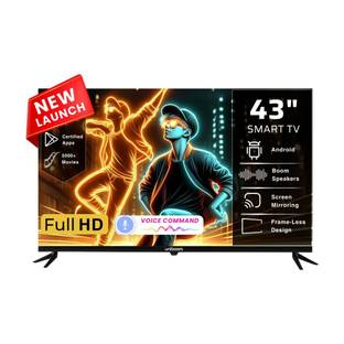 Uniboom 108 cm (43 inch) Full HD LED Smart Android TV with Voice Control App | 500+ Movies | 1000+ Cer...