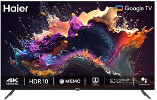 Haier A9UG 109 cm (43 inch) Ultra HD (4K) LED Smart Google TV 2025 Edition with 4K HDR, HDR-10, MEMC, ...