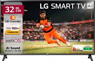 LG LR570 80 cm (32 inch) HD Ready LED Smart WebOS TV with Alpha5 Gen 6 AI Processor 125+ Free LG Chann...