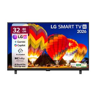 LG AI LB65 80 cm (32 inch) Full HD LED Smart WebOS TV 2026 Edition with Dolby Atmos, AI Magic Motion R...