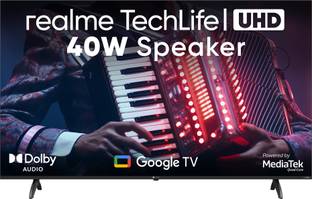 realme TechLife CineSonic 140 cm (55 inch) Ultra HD (4K) LED Smart Google TV