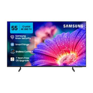 Samsung Crystal 4K Vista 138 cm (55 inch) Ultra HD (4K) LED Smart Tizen TV with 4K Upscaling | HDR 10+...