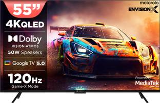 MOTOROLA 140 cm (55 inch) QLED Ultra HD (4K) Smart Google TV 2026 Edition