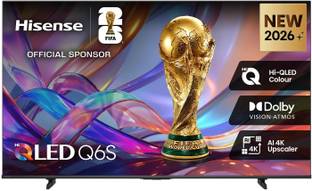 Hisense 215 cm (85 inch) QLED Ultra HD (4K) Smart VIDAA TV with Dolby Vision Atmos,Game Mode Plus,Hi Q...
