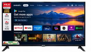 Akai Akai 80 cm (32 inch) HD Ready LED Smart Android TV 2026 Edition with | A+ Grade Panel | Dynamic C...