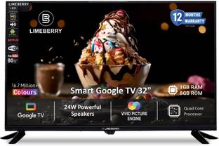 LIMEBERRY Google 81 cm (32 inch) Full HD LED Smart Google TV with Remote