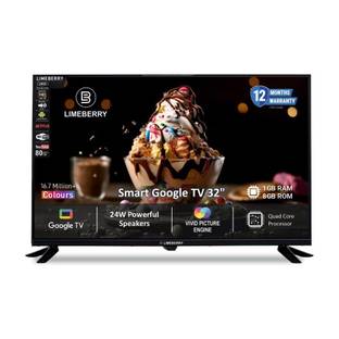 LIMEBERRY Google 81 cm (32 inch) Full HD LED Smart Google TV with Remote