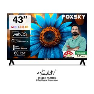 Foxsky 109 cm (43 Inch) 4K Ultra HD Smart TV
