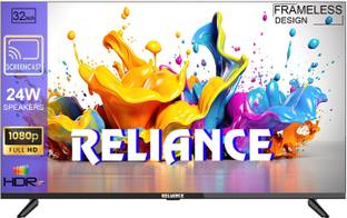 Reliance Jumbo 80 cm (32 inch) Full HD LED Smart Android TV 2025 Edition with 24 W Front Boom Speakers...