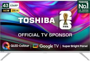 TOSHIBA 108 cm (43 inch) QLED HD Ready Smart Google TV 2025 Edition