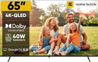 realme TechLife 164 cm (65 inch) QLED Ultra HD (4K) Smart Google TV 2025 Edition
