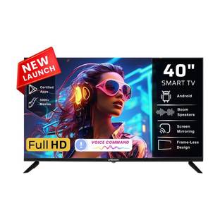 Uniboom 102 cm (40 inch) Full HD LED Smart Android TV with Voice Control App | 500+ Movies | 1000+ Cer...