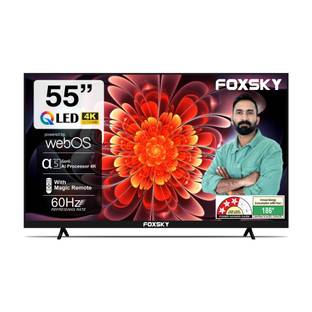 Foxsky 127 cm (50 inch) QLED Ultra HD (4K) Smart Google TV with HDR10