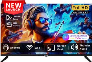 InnoQ Nova 102 cm (40 inch) Full HD LED Smart Android TV 2025 Edition with Voice Command | 1000+ Certi...