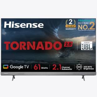 Add to Compare Hisense 164 cm (65 inch) Ultra HD (4K) LED Smart Google TV with 25W Subwoofer, Dolby Vision and Atmos 4.32,432 Ratings & 363 Reviews Operating System: Google TV Ultra HD (4K) 3840 x 2160 Pixels 2 Years Comprehensive Warranty ₹49,999 ₹99,990 49% off
