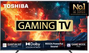 TOSHIBA 75Z570RP 189 cm (75 inch) QLED Ultra HD (4K) Smart VIDAA TV 2025 Edition with Dolby Vision IQ ...