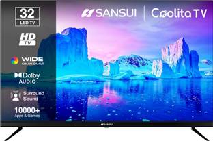 Sansui 80 cm (32 inch) HD Ready LED Smart Coolita TV with IPS Panel| Dolby Audio| Surround Sound| 60Hz...