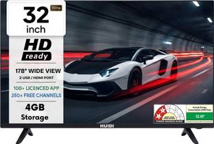 HUIDI 80 cm (32 Inch) HD Ready LED Smart Android Based TV with Game Mode