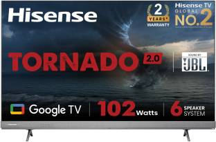 Hisense Tornado 139 cm (55 inch) Ultra HD (4K) LED Smart Google TV 2022 Edition with 102W JBL 6 Speake...