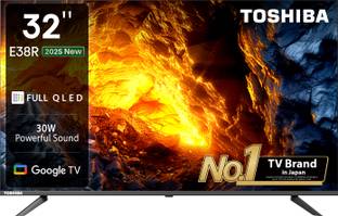 TOSHIBA 32E38RP 80 cm (32 inch) QLED HD Ready Smart Google TV 2025 Edition