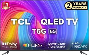 TCL 164 cm (65 inch) QLED Ultra HD (4K) Smart Google TV Hands-Free Voice Control
