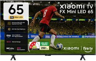 XIAOMI FX Series 165.1 cm (65 inch) Ultra HD (4K) Mini LED Smart Fire TV 2026 Edition with Alexa built...
