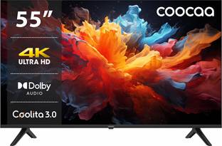 Coocaa 138 cm (55 inch) Ultra HD (4K) LED Smart Coolita TV with Dolby Audio and Eye Care Technology