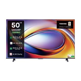 TOSHIBA 50M450RP 125.5 cm (50 inch) QLED Ultra HD (4K) Smart VIDAA TV with Quantum Dot Color| Dolby Vi...