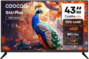 Coocaa S4U Plus 108 cm (43 inch) Full HD LED Smart Coolita TV with Dolby Audio| Narrow Frame Design| E...
