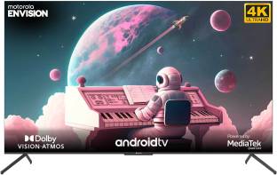 MOTOROLA EnvisionX 218 cm (86 inch) Ultra HD (4K) LED Smart Android TV with Inbuilt Box Speakers