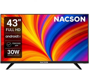 Nacson 109 cm (43 inch) Full HD LED Android TV with YOUTUBE, CLOUDTV APP STORE, PRIME VIDEOS, JIOHOTST...