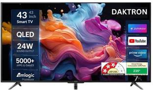 daktron 43 INCH 160.02 cm (42 inch) Full HD LED Smart Android TV 2026 Edition with 43-inch TV in India...
