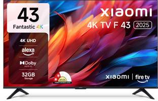XIAOMI by Mi F Series 108 cm (43 inch) Ultra HD (4K) LED Smart Fire TV 2025 Edition with Dolby Audio |...