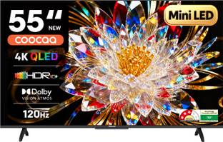 Coocaa 138 cm (55 inch) Ultra HD (4K) Mini LED Smart Google TV 2025 Edition with Local Dimming - 2025 ...