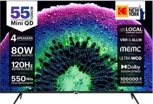KODAK 139 cm (55 inch) Ultra HD (4K) Mini LED Smart Google TV 2026 Edition