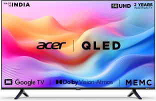 Acer V Series 127 cm (50 inch) QLED Ultra HD (4K) Smart Google TV