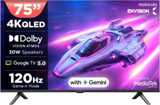 MOTOROLA 191 cm (75 inch) QLED Ultra HD (4K) Smart Google TV