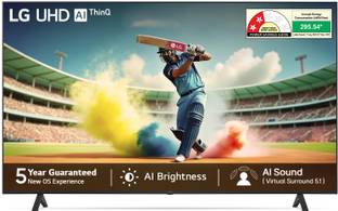 LG UR75 164 cm (65 inch) Ultra HD (4K) LED Smart WebOS TV 2025 Edition with Alpha5 AI Processor 4K Gen...