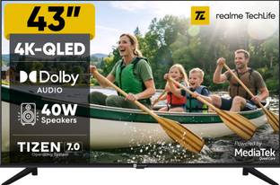 realme TechLife 109 cm (43 inch) QLED Ultra HD (4K) Smart Tizen TV 2026 Edition
