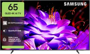 Samsung Vision AI 163 cm (65 inch) QLED Ultra HD (4K) Smart One UI Tizen TV 2025 Edition with 100% Col...