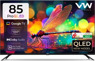 VW Pro Series 215 cm (85 inch) QLED Ultra HD (4K) Smart Google TV 2025 Edition