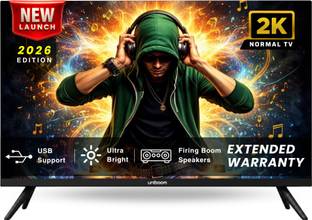 Uniboom ULTIMA 60 cm (24 inch) HD Ready LED TV with 30W Frameless Edition- Aura Vision+ Display - Moni...